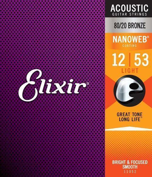 Juego De Cuerdas Para Guitarra Acústica Elixir Bronze-- 11075