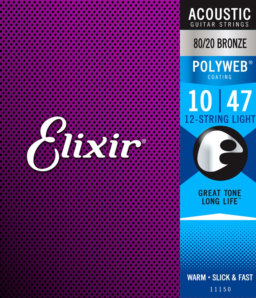 Juego De Cuerdas Para Docerola Elixir 12 Cdas-- 11150