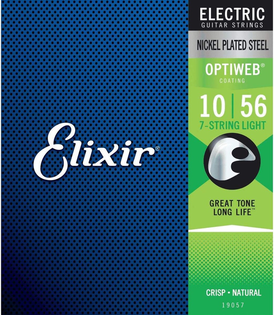Juego de Cuerdas Para Guitarra Electrica Elixir 7 Cdas. 19052