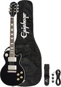 Guitarra Electrica Epiphone ES1PPLPEBNH3 Dark Matter ul Con Funda, Cable y Puas