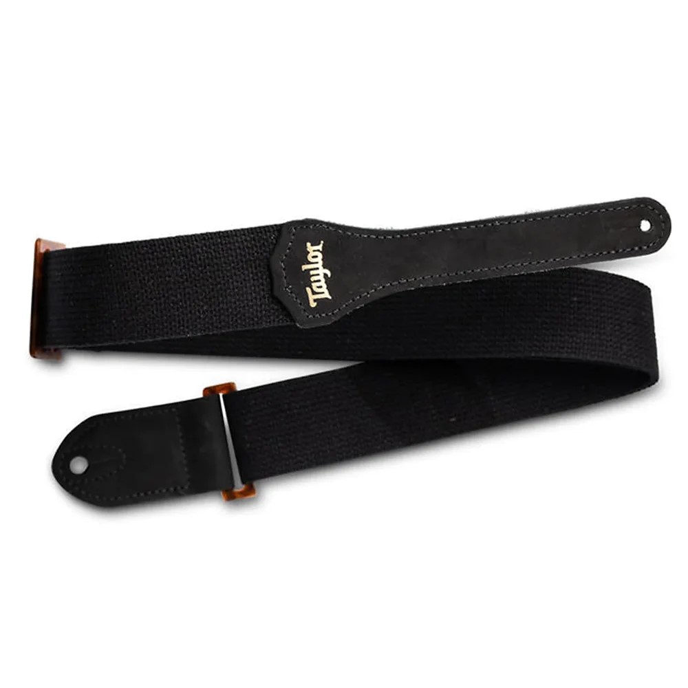 Tahali Strap Taylor ,Blk Cotton,2",Amber Buckle