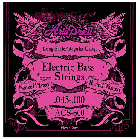 Juego De Cuerdas Bajo Electrico Aria AGS-600