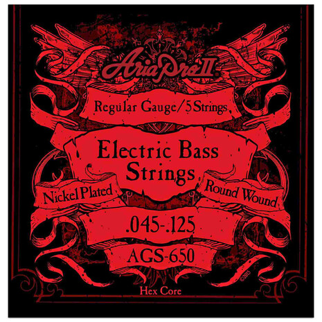 Juego De Cuerdas Bajo Electrica Aria AGS-650