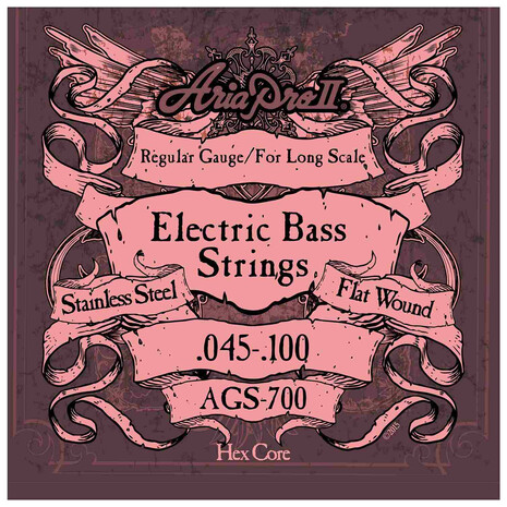 Juego De Cuerdas Bajo Electrico Aria AGS-700
