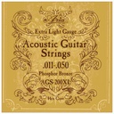 Juego De Cuerdas Para Guitarra Acustica Aria AGS-200XL