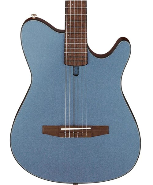 Guitarra Electroacustica  Azul Indigo Metalico Mate Ibanez