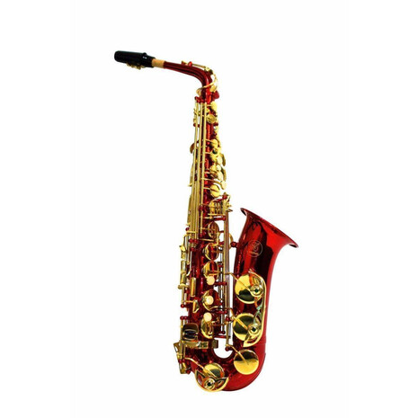 Sax Alto Symphonic Negro C/Dorado Tone Eb Key High F# AS-07