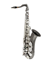 Sax Tenor Symphonic Negro Plateado Bb key
