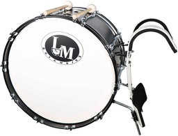 [MBZ-2214] Tambora Para Banda 22"x14" Negra LM MBZ-2214