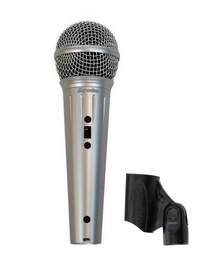 [D103/13P] Microfono De Mano Color Blanco Con Cable Xlr A 6.3 Mm D103/13P