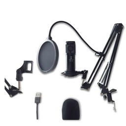 [USB-700] Microfono Usb, y Soportes y Antipop