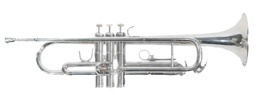 [TR-300S] Trompeta Symphonic Plateada En Bb Doble Llave TR-300S
