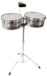 [TM2-2] Timbales De 14" Y 15", Atril y Cencerro  TM-2