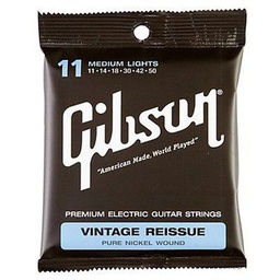 [SEG-VR11] Juego de Cuerdas Para Guitarra Eléctrica Niquel Vintage 11-50 GIBSON