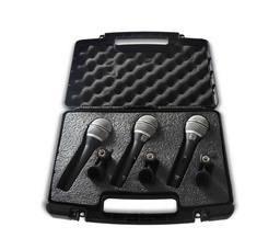 [PRA-C3] Microfonos De Mano Set de 3 Pzas  PRA-C3