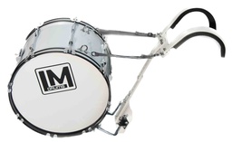 [MB-1812 WH] Bombo De Marcha 18X12 Blanca LM-- MB-1812 WH