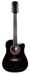 [J-20CE BLK] Guitarra Docerola Symphonic Electroacústica Color Negra