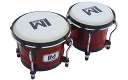 [BD-105R] Bongos De 6.5"y 7.5" LM DRUMS Rojo Vino