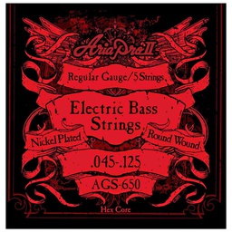 [AGS-650] Juego De Cuerdas Bajo Electrica Aria AGS-650