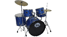 [P2211D-BL-004] Bateria LM 10x8,,12x9,16x16 y 22x16 Platillos Y Asiento Azul p