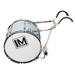 [BD-221 20X12 BK] Tambora De Marcha LM DRUMS De 20x12 Color Negra