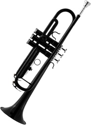 [TR-09 BK] Trompeta Symphonic Negra 2 Llaves Desague