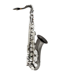 [TS-05] Sax Tenor Symphonic Negro Plateado Bb key